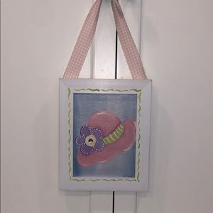 Hand painted wall art - girls room